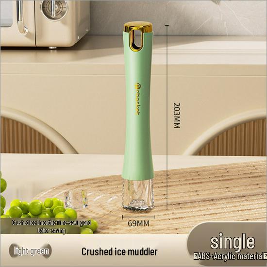 

Stainless Steel Ice Hammer & Shark Bottle Opener Cocktail Stirrer Kit зелёный