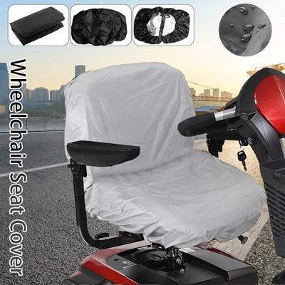 Capa de assento antiderrapante para cadeira de rodas elétrica 210D à prova d'água, capa elástica para assento de scooter de mobilidade