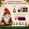 Gnomi Unici Gnomo di Natale Calendario dell'Avvento Diamond Painting Calendario del Conto alla Rovescia di 24 Giorni Artigianato Festivo