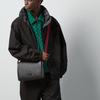 Gucci Letter Logo Magnetic Flap Closure Canvas And Leather Shoulder Crossbody Bag Men Bags Black 771167-K5RLN-1095