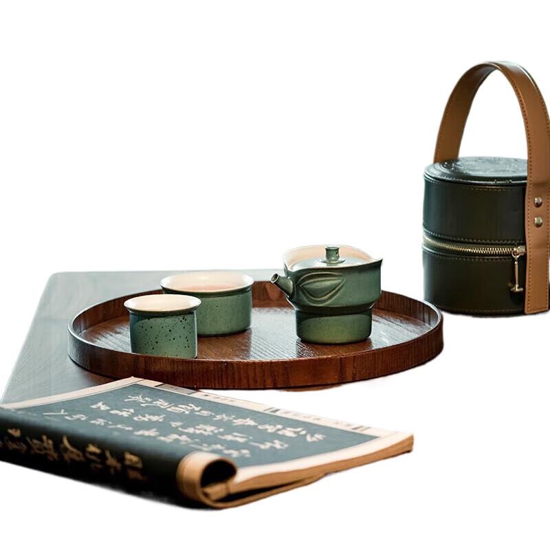 

Edenus Sanxingdui Stone Portable Travel Tea Set