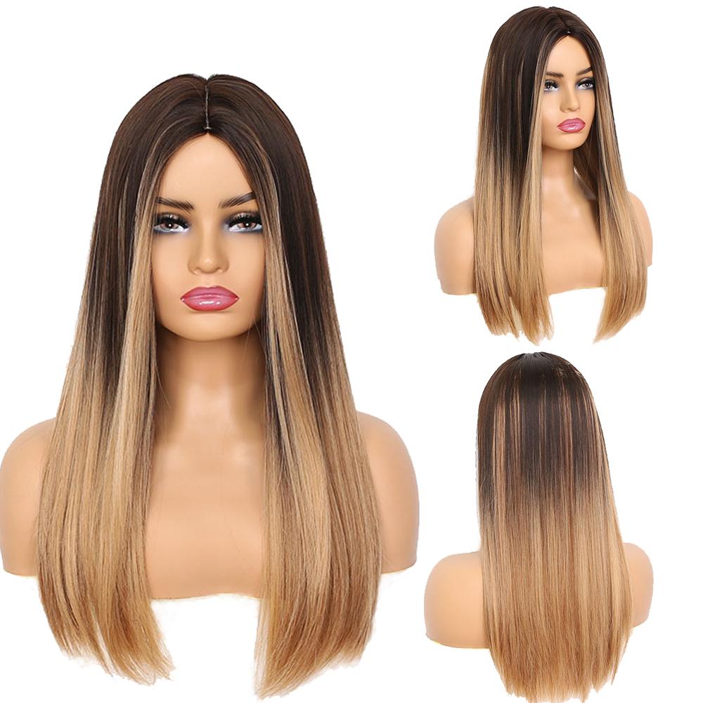 

Bybrana Прямые волосы Постепенное изменение Ежедневные Длинные волосы Средняя точка Женщины Повседневные