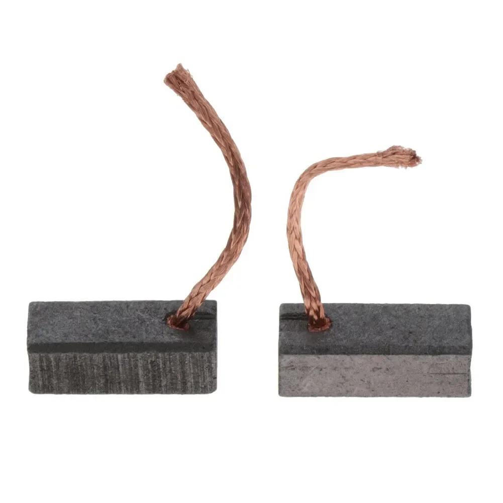 1 Coppia Spazzole di Carbone per Motore Elettrico 3/4/5/6/7/8/9/10mm Ricambio Meccanico per Alzacristalli Veicolo Auto Regolatore Tergicristallo