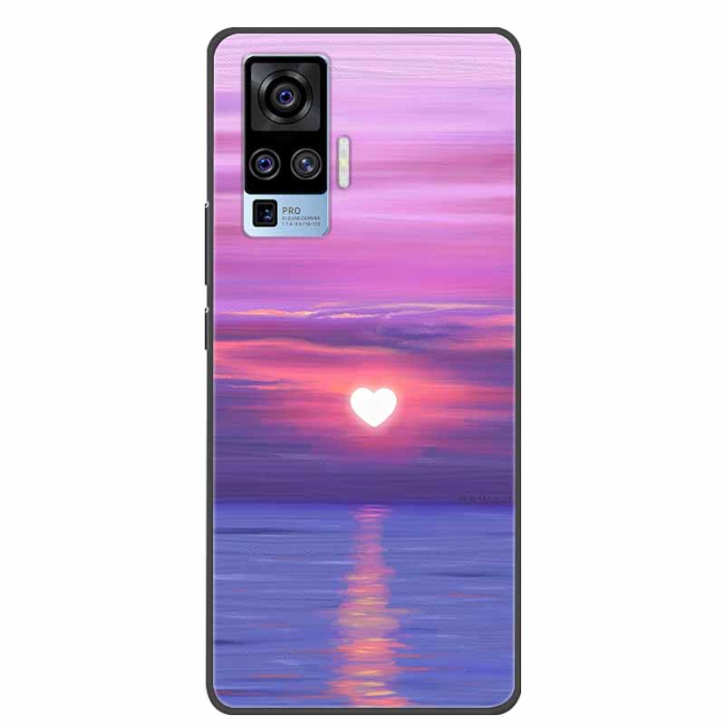 Für Vivo X50 Pro Hülle Cartoon TPU Weiches Silikon Handyhüllen für Vivo X50 Pro Plus Pro+ Abdeckung für Vivo X50 5G V2001A Süße Coque