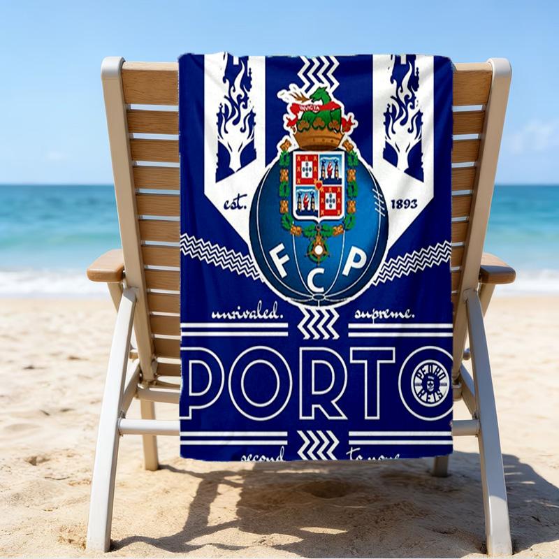 Fc Space Emblem Printed Beach Towel, Super Soft Microfiber, Perfect Gift Birthday, for Pool, Beach, Travel, for family and friends