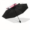 1pc Cat Illustration Automatic Opening/closing Umbrella with Auto Open/Close, Windproof, Foldable Sunshade, Perfect Gift for Friends, Durabl