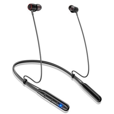 New 2025 Neckband Earphones with Adjustable Length and Bluetooth 40 Hours of Bluetooth CVC Noise Fast Sports Earphones with Magnetic Automatic Volume
