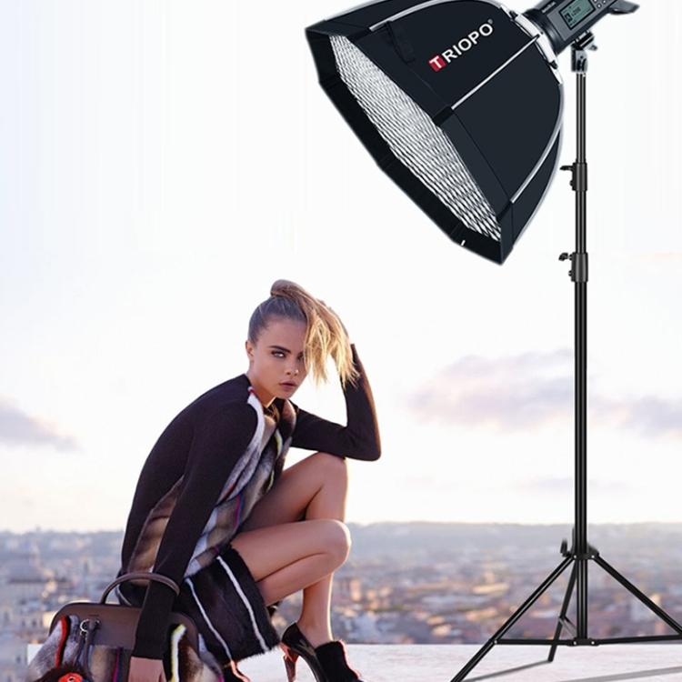 TRIOPO S55 Diameter 55cm Honeycomb Grid Octagon Softbox Reflector Diffuser for Studio Speedlite Flash Softbox
