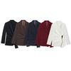 European American Style Fashion Suit: Buckle Decor Jacket & Straight-Leg Pants Two-Piece Slim Fit Set for Women