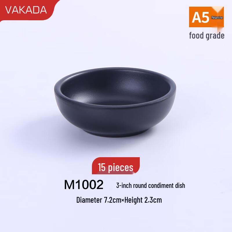 VAKADA Melamine Dipping Dish Set (15-Pack)