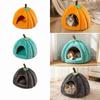 Non-slip Design Pet House Soft PP Cotton Semi-enclosed Pet Hous Cute Pumpkin Pet House  Cat&Dog