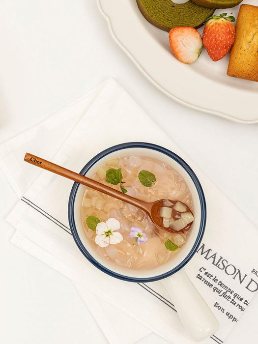 CHER Wood Dessert Spoon Wood