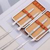 8Pieces Leather Carving Skiving Tool Ergonomic Grip Leatherworking Tool for Leather Wallets Belts Bags Crafting Project