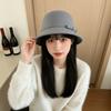 Korean Style Winter Woolen Hat Warm Fleece Vintage Fedora Cap Retro Cloche Cap  Winter Vacation