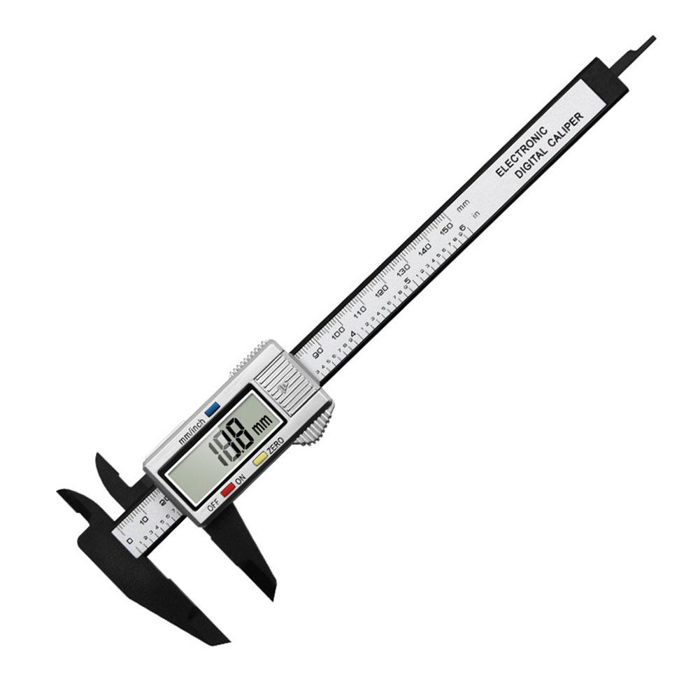 150mm 100mm Electronic Digital Caliper Carbon Fiber Dial Vernier Caliper Gauge Digital Ruler Micrometer Measuring Tool