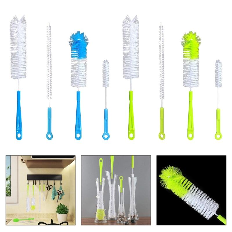Durable Long Handle Cup Cleaning Brush Featuring Soft Wire For Gentle Scrubbing Wine Decanter