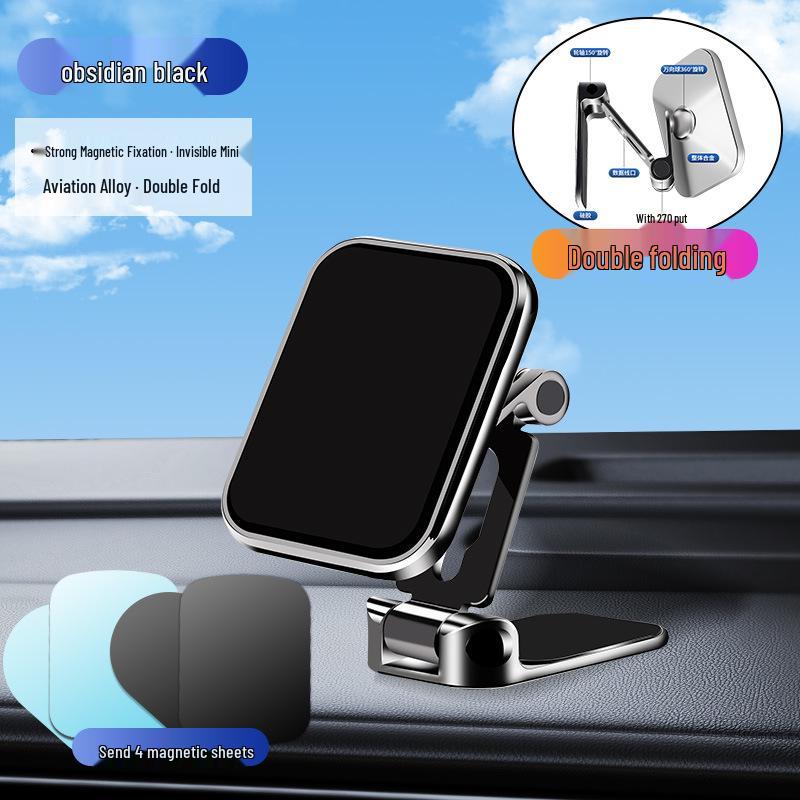 2026 Foldable Magnetic Air Vent Car Phone Holder and Dashboard Mount