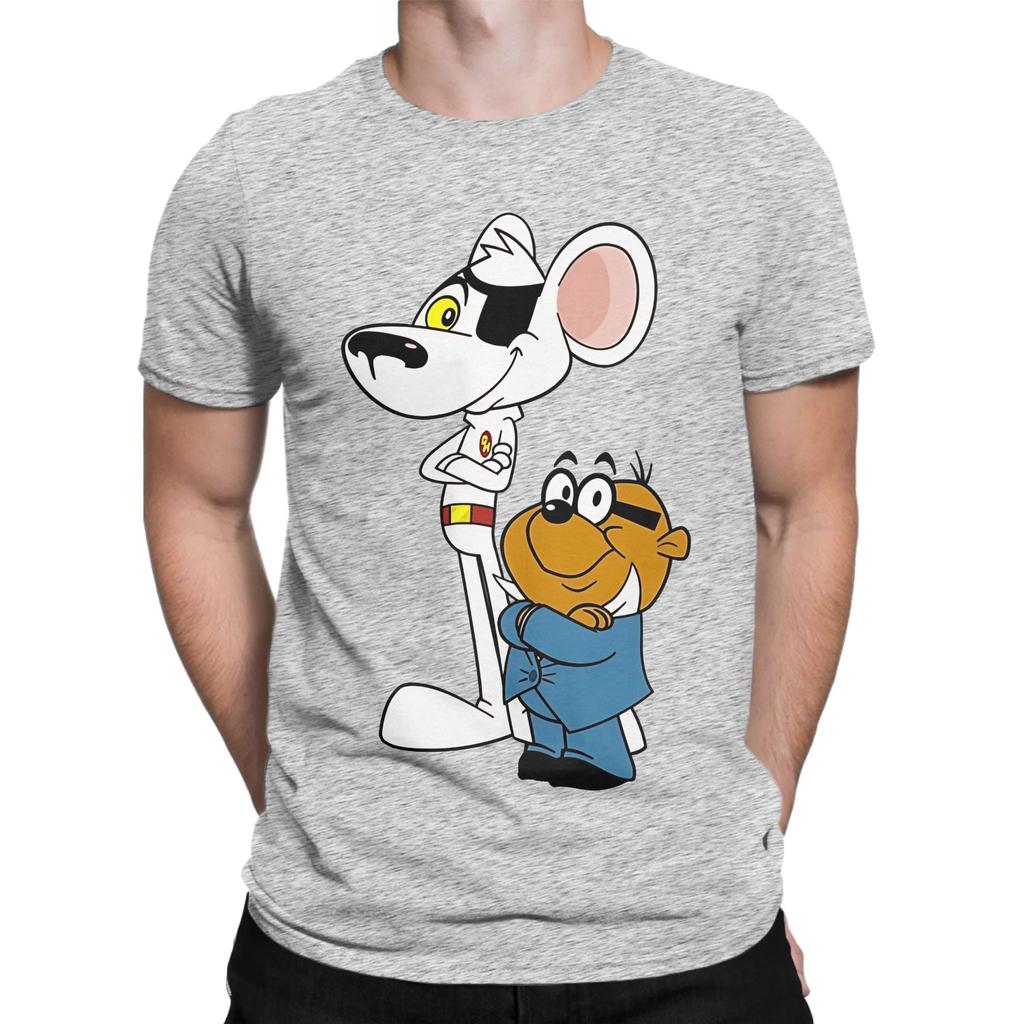 my penfriends Novelty 100 Cotton TShirt Danger Mouse Tops Tees For Unisex