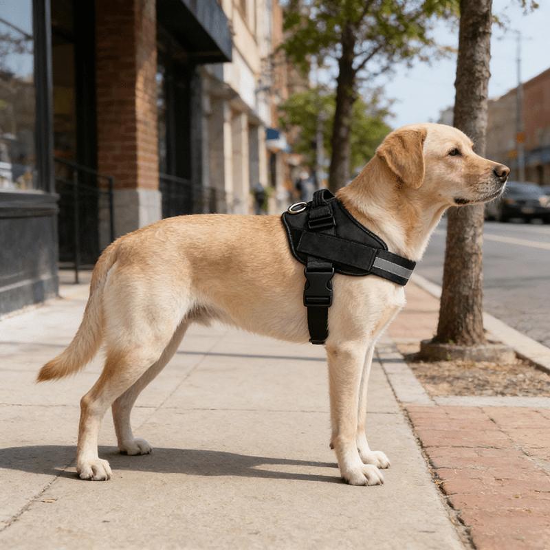 Anti Pull Harness Adjustable Reflective Breathable Tactical Vest for Small and Large Dogs Outdoor Training