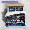 3pcs Duvet Cover Set (1*Duvet Cover + 2*Pillowcase, Without Core), Custom Name Transformers Pattern Bedding Set, Home Bedroom Decor Gift