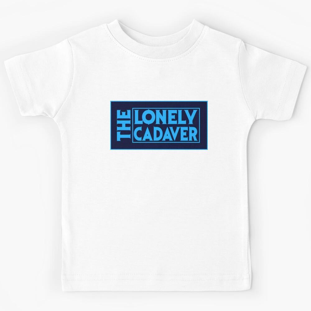 The Lonely Cadaver: Original Blue Logo Kids T-Shirt 110