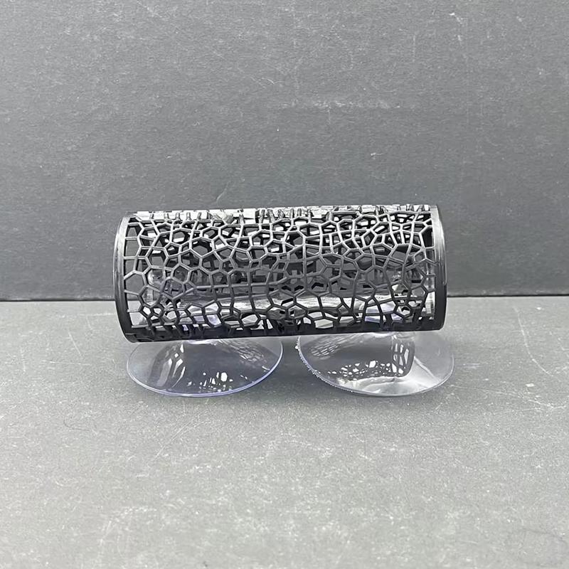 Betta Fish Rest Tunnel with Suction Cup Hollow Sleeping Tube Aquarium Small Fish Shrimp Hiding Tunnel Toy Fish Tank Decorations