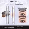 MKING PRETTY Dual-Ended Eyebrow Pencil: Precision Shaping, Long-Lasting, Three-Dimensional Effect.