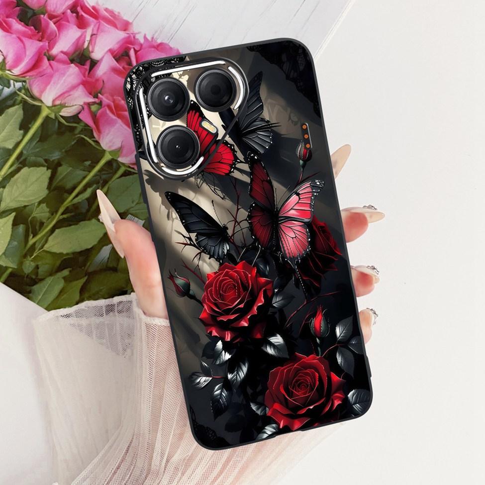Phone Case For Tecno Pova 7 5G Cover Silicone Cute Cat Fashion Funny Painted Casing For Tecno Pova7 5G LJ7