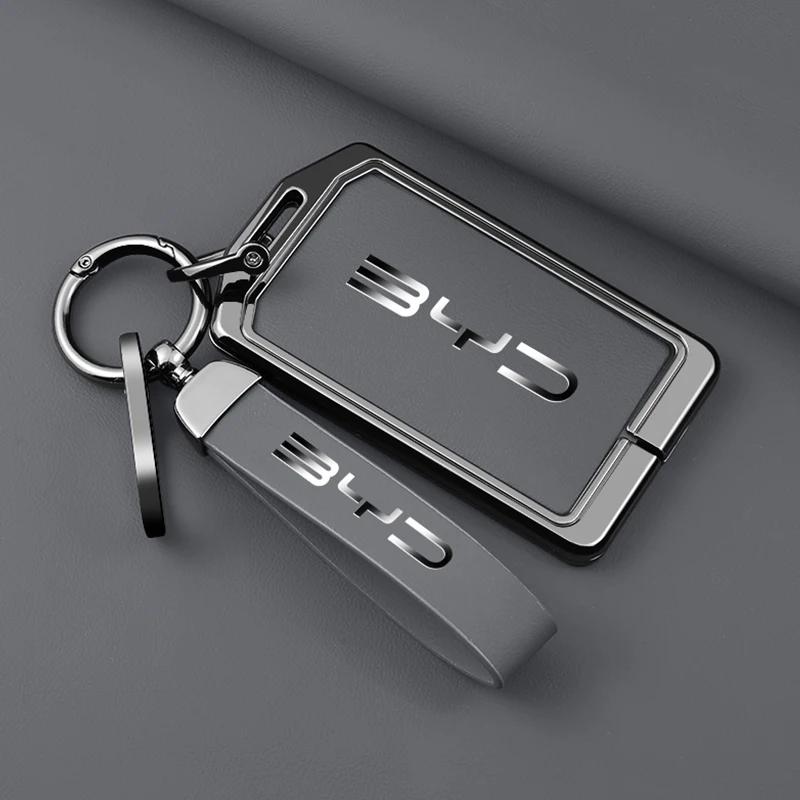 Auto NFC-Karte Smart Key Hülle Etui Halter Anhänger Für BYD Atto3 Yuan Tang EV Han Qin Song Plus DMi Dolphin S7 S6 L3 M6 F3 F0 Schlüsselanhänger