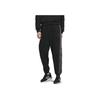 Adidas Solid Color Loose Mid-Waist Cuffed Knit Joggers Women Bottoms Black IK9885