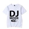 Oversized T-shirt Summer Men Women Dj Mode Print Luminous Tees Hip Hop Style Short Sleeve Harajuku DJ Glowing Tshirt for Men