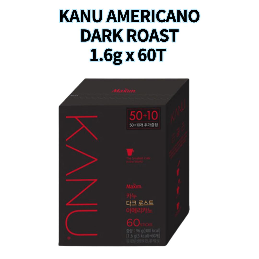 [Maxim] Кофе Kanu Американо 1.6г 10пак/60пак(Светлая обжарка / Темная обжарка)