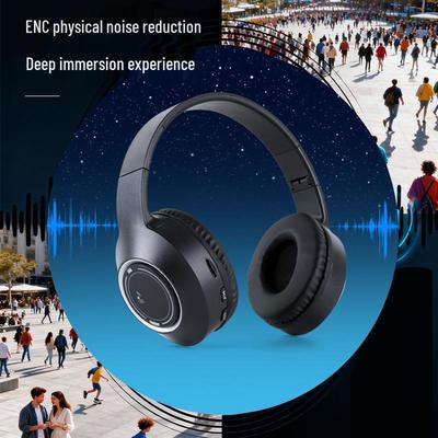 Luminous Bluetooth Headset: Foldable, High-Value, Head-Mounted for Gaming & Music