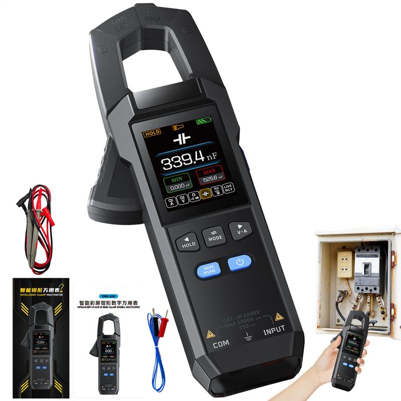 

Automatic Digital Multimeter Automatic 3 Modes Digital Multimeter Current Measuring Tool Battery Powered Voltage Tester For Car червоний