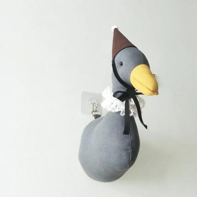 

Голова животного в форме лебедя, скандинавские украшения для уток, настенные подвески, украшение детской комнаты, реквизит для стрельбы, украшение детской комнаты