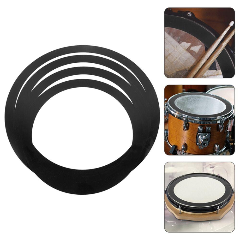 10/12/14/16 Inch Drum Mute Rings Round Shape Muffler Rings Drum Replacement Parts
