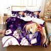 Anime Violet Evergarden 3d Bedding Set Duvet Cover Sets Comforter Japanese Kids Cartoon Boys Bed Linen Queen King Single Size