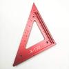 CarAngels Woodworking Triangle Ruler, Marking Gauge, Sliding Square, Right Angle Ruler, High Precision, 1mm Hole Spacing, Right Angle/45 Degree Markin