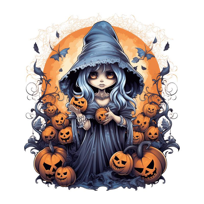 

Хэллоуин 2025 Наклейки на стену Ведьма Тыква Самоклеящееся украшение для окон Стеклянные двери Шкафы Фон для стола Домашний декор для вечеринки 30x30CM разноцветный
