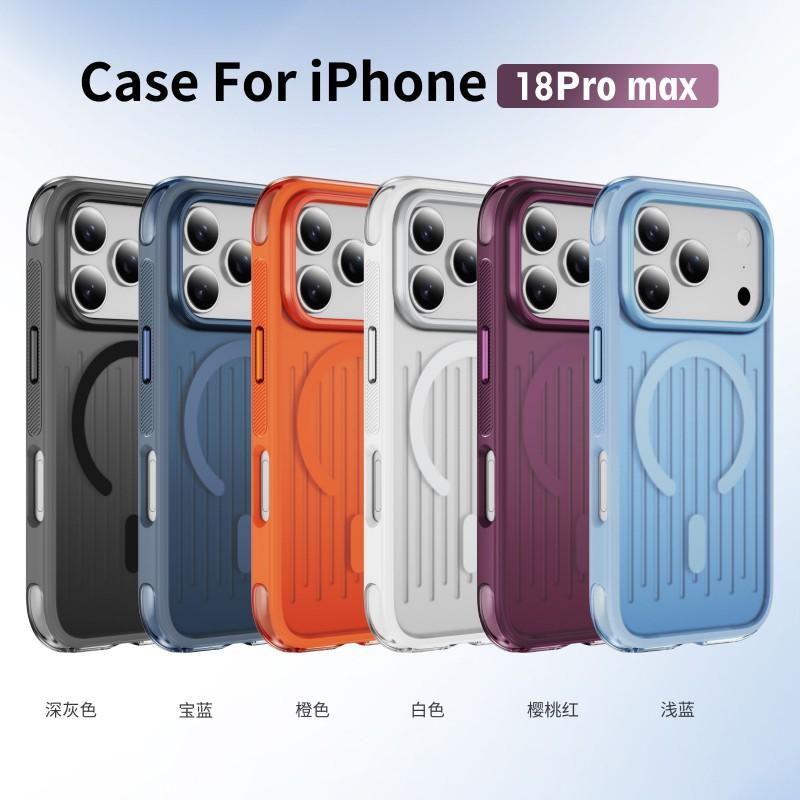 Magnetic Phone Case IPhone 18 Pro Max With Shockproof Bumper Matte Finish Full Coverage TPUPC Design