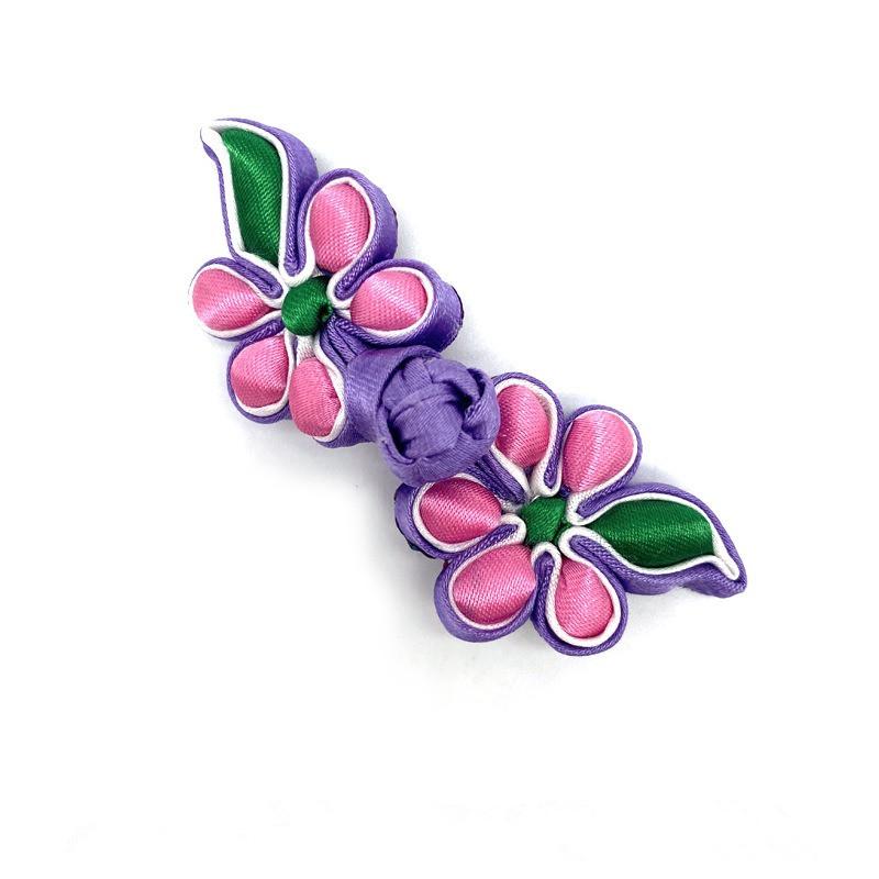 Flower Handmade Chinese Closure Buttons Knot Fastener for Sewing Cheongsam Tang Suit DIY Decorative Accessories