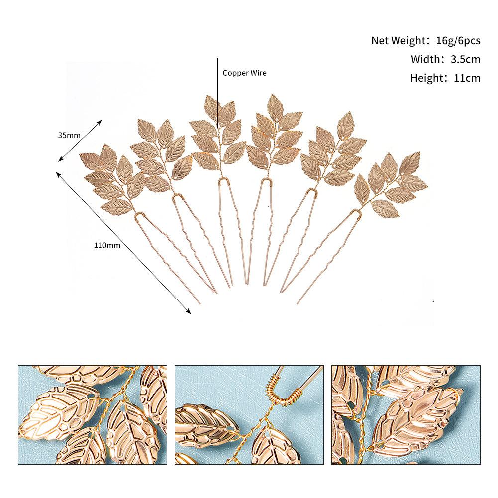 Retro ślubny ozdobny grzebień, ręcznie robiona spinka do włosów, kryształowo-perłowa ślubna spinka do włosów, złota spinka do włosów z kwiatami i liśćmi