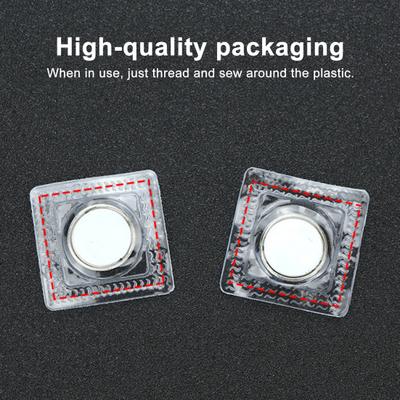 10 Stück Magnetische Nähverschlüsse Unsichtbare Magnetknöpfe Aufnähen Magnetverschlüsse für Kleidung und Taschen DIY Bastelzubehör