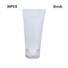 30piece Transparent PP Made Travel Bottle Squeezable And Reusable For Face Cream And Shampoo Soft And Elastic Soft Tube, Glossy, 20ml