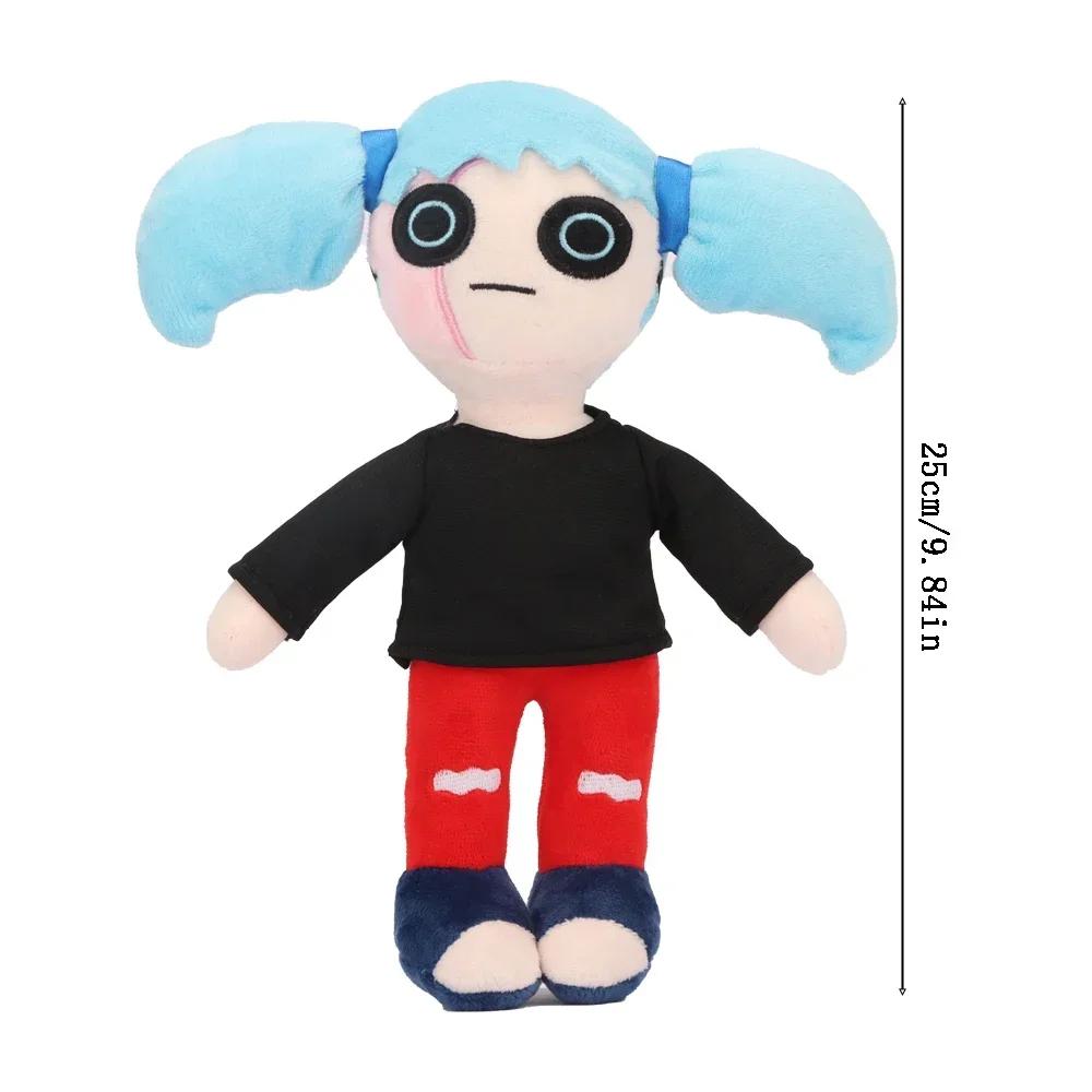 25cm Sally Face Sal Plüschtiere Lebensechte Plüschtiere Beste Sammlung für Spielefans Beste Geschenke Wohnzimmerdekoration Festivalgeschenke