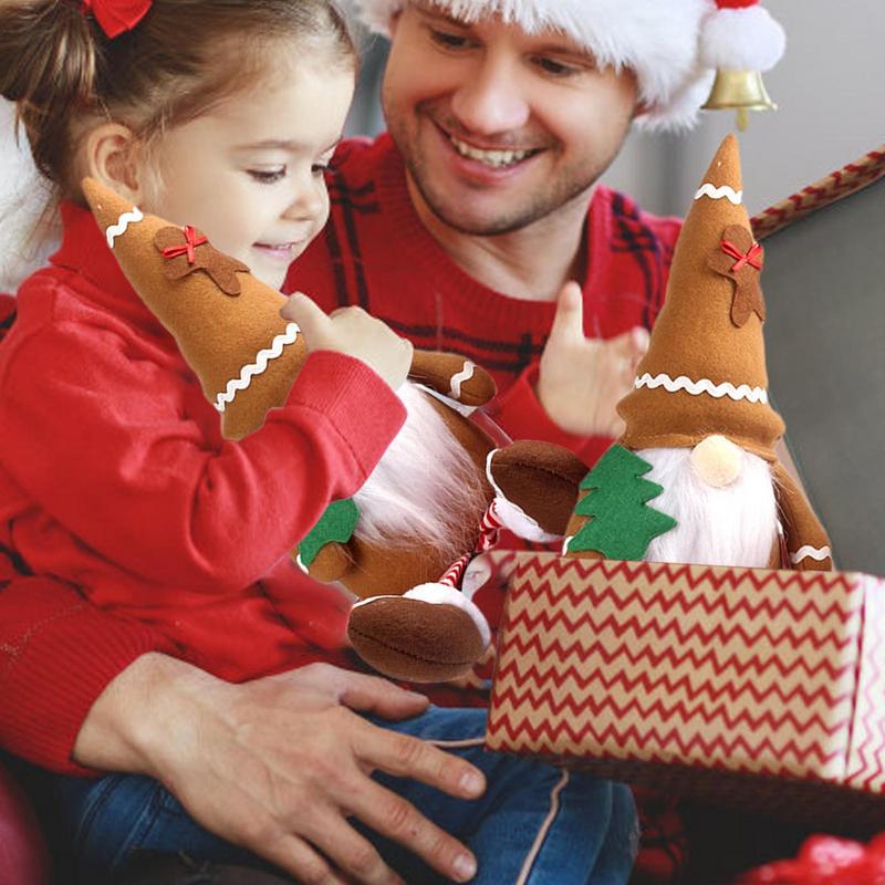 Christmas Gnome Doll Cute Dwarf Doll Gnomes Figurine Doll Ornaments For Home Decor Holiday Gnome Doll Christmas Decoration