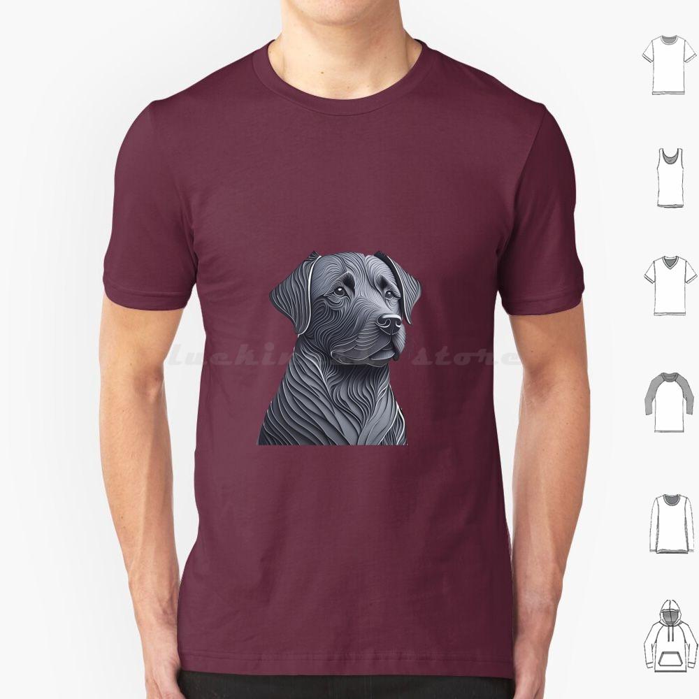 Black Labrador Layered Art T Shirt 6xl Cotton Cool Tee Black Labrador Dog Black Labrador Art Labrador Dog Design Black Labrador