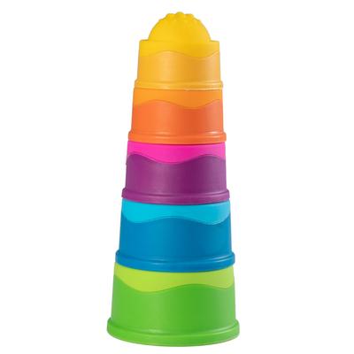 Fat Brain Toys Baby Toy, Dimple Cup Stacking Toy, Finger Dexterity Development Toy [Authentic Product] FA293-1