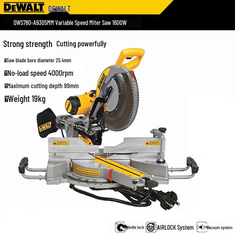 

DeWALT DWS780 305mm Multi-Function Miter Saw CN plug (adapter included)