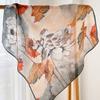 Fashion Versatile Old Money Style 100 Mulberry Silk Square Scarf Neckerchief